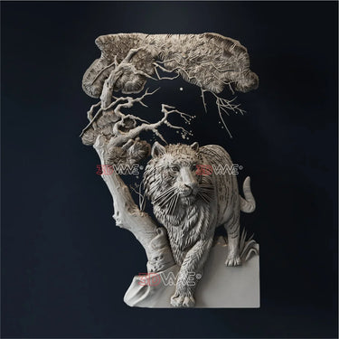 TIGER 3D STL - 3DWave.us